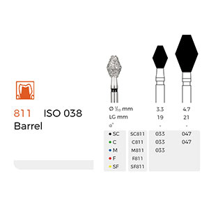 Diamond Dental Burs（SC811）