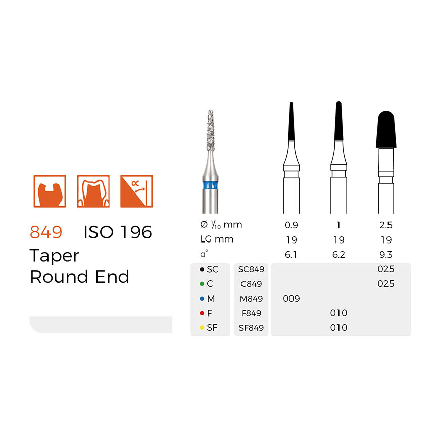 Diamond Dental Burs(C849)